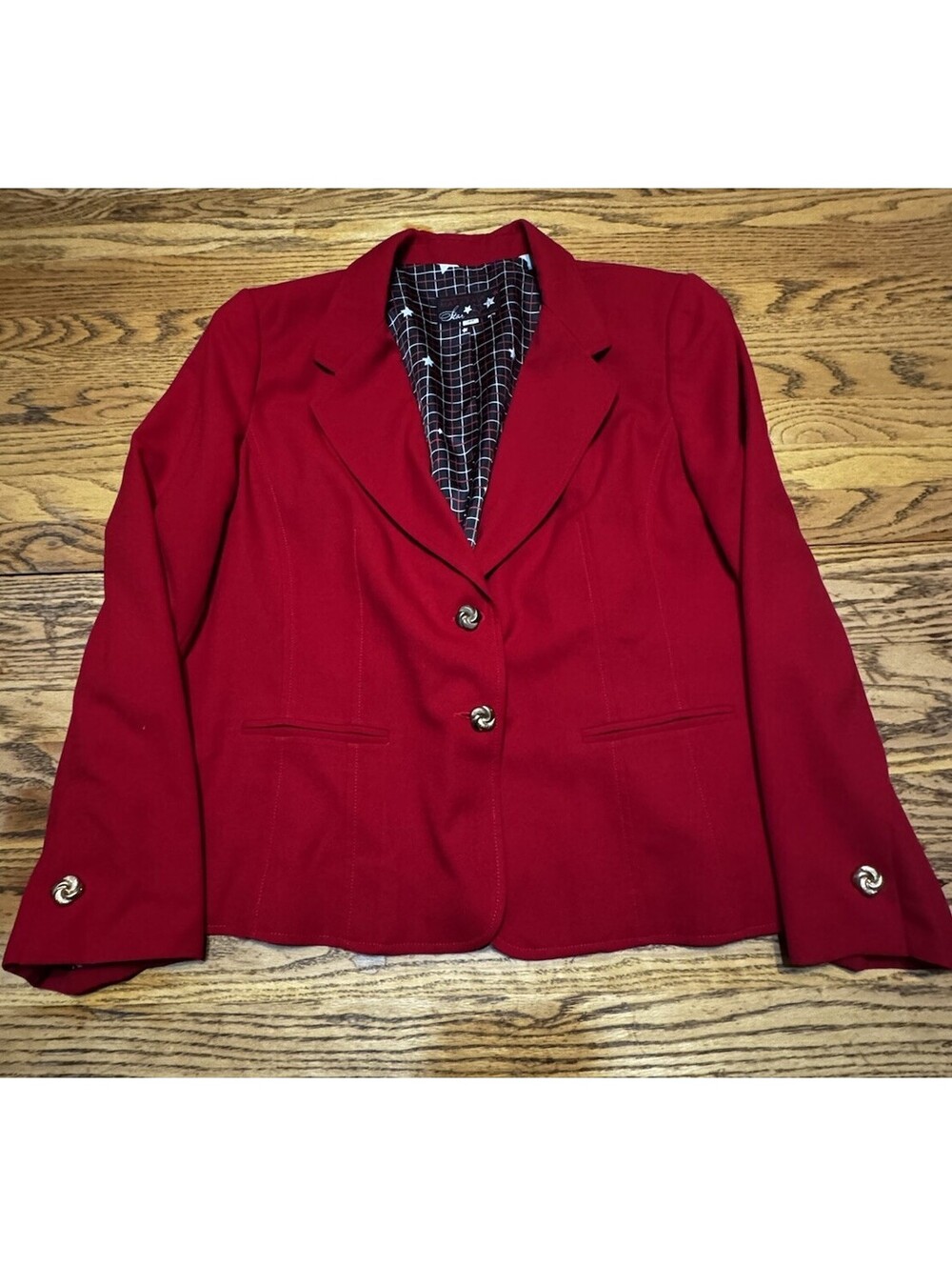Mary Kay Star Womens 18R Red Jacket Blazer Lion Uniform Group Career Collector